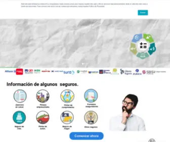 Cotizaseguros.com.co(Seguros de salud) Screenshot