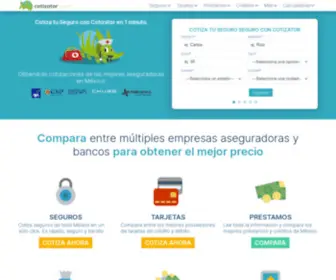 Cotizator.com(Comparador de Seguros y Finanzas Personales de México) Screenshot