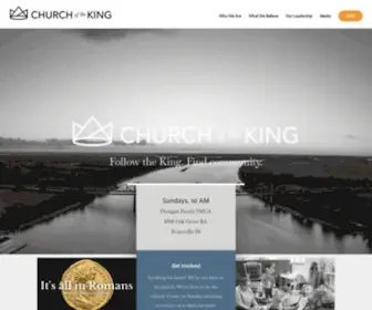 Cotkevansville.com(Church of the King Evansville) Screenshot