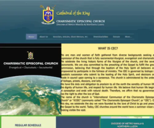 Cotkmanila.org(CEC Diocese) Screenshot