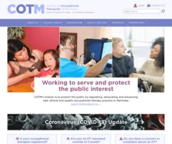 Cotm.ca(Quality Occupational Therapy) Screenshot