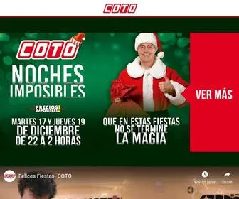 Coto.com.ar(Supermercados COTO) Screenshot