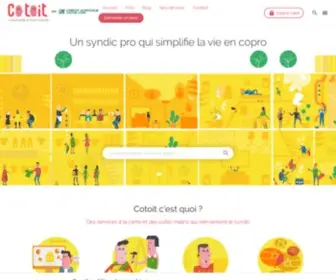 Cotoit.fr(Syndic en ligne et à la carte) Screenshot