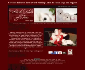 Cotondog.com(Coton de Tulear of Tara) Screenshot