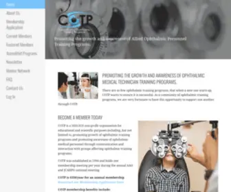 Cotpedu.org(Consortium of Ophthalmic Training Programs) Screenshot