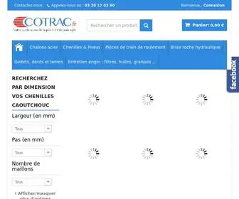 Cotrac.fr(Train de chenille) Screenshot