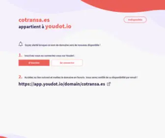 Cotransa.es(This domain was registered by) Screenshot