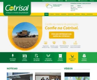 Cotrisal.com.br(Cooperativa Tritícola Sarandi Ltda) Screenshot