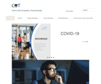 Cotrosario.com(Centro de Ortopedia y Traumatología Rosario) Screenshot