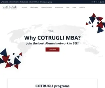 Cotrugli.org(COTRUGLI Business School) Screenshot