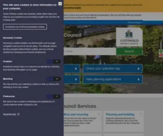 Cotswold.gov.uk(This site) Screenshot