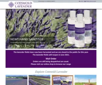 Cotswoldlavender.co.uk(Lavender Fields) Screenshot