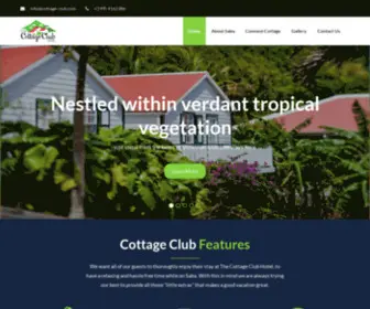 Cottage-Club.com(The Cottage Club Hotel Saba DWI) Screenshot