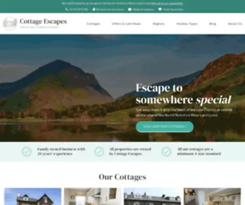 Cottage-Escapes.co.uk(Holiday Rental) Screenshot