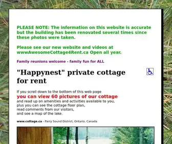 Cottage.ca(Ontario cottage rental) Screenshot