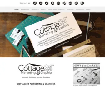 Cottage24.com(Cottage24 Marketing & Graphics) Screenshot