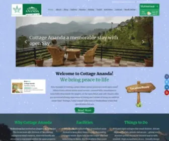 Cottageananda.com(Cottage Ananda) Screenshot