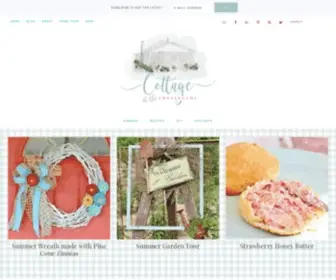 Cottageatthecrossroads.com(Real life around a southern farmhouse cottage) Screenshot