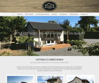 Cottageco.co.nz(Transportable Homes Christchurch) Screenshot