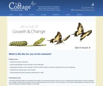 Cottagecounselling.org.au(The Cottage Counselling Centre) Screenshot