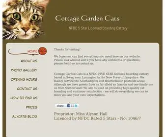 Cottagegardencats.co.uk(Cottagegardencats) Screenshot