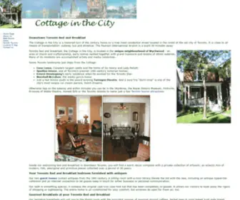 Cottageinthecity.com(The Cottage in the City) Screenshot