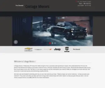 Cottagemotors.com Screenshot
