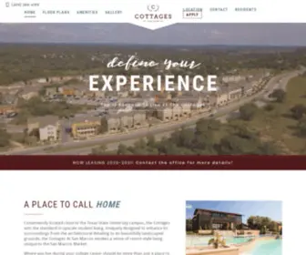 Cottagesatsanmarcos.com(Cottages at San Marcos) Screenshot