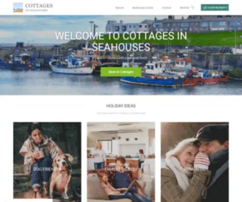 Cottagesinseahouses.co.uk(Self-Catering Holiday Cottages in Seahouses, Northumberland) Screenshot