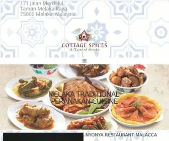 Cottagespices.com.my(Baba Nyonya Food Restaurant) Screenshot