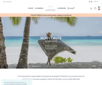 Cottesea.fr(Draps de plage bio éco) Screenshot