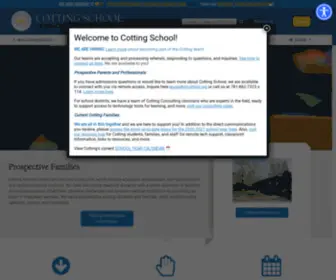 Cotting.org(Cotting School) Screenshot