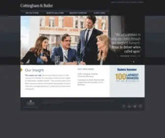 Cottinghambutler.com(Cottingham &amp; Butler) Screenshot