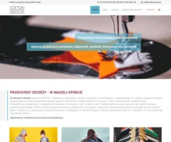 Cotton-Group.pl(Producent odzieży dziecięcej Łódź) Screenshot