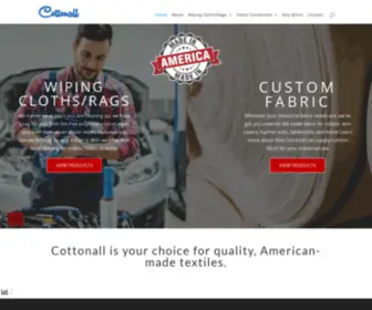 Cottonallinc.com(High-Quality Textile Products in Winston-Salem, NC) Screenshot