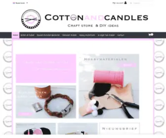 Cottonandcandles.com(Home) Screenshot