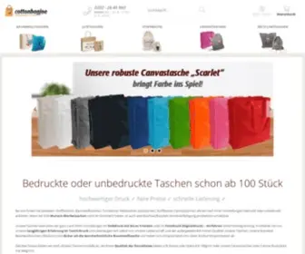 Cottonbagjoe.de(Taschen mit eigenem Logo individuell bedrucken lassen) Screenshot