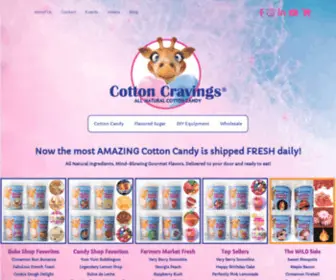 Cottoncravings.com(Cotton Candy) Screenshot