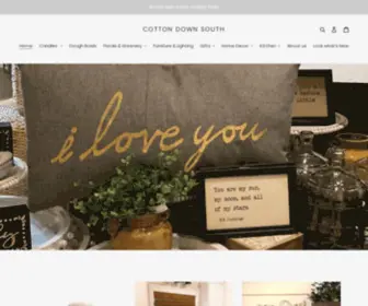 Cottondownsouth.com(Cotton Down South) Screenshot