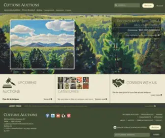 Cottoneauctions.com(Cottone Auctions) Screenshot