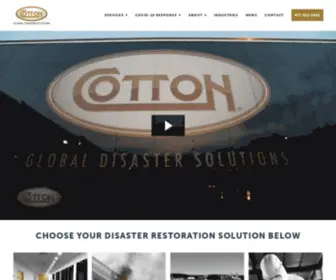 CottonGlobaldisastersolutions.com(Commercial Restoration and Construction Company) Screenshot