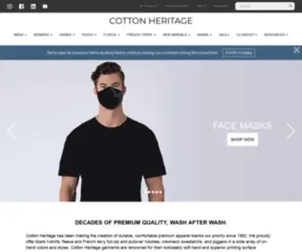 Cottonheritage.com(Roochi Traders Inc v17 WAM) Screenshot