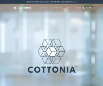 Cottonia.com(Cottonia Products 2000 Inc) Screenshot