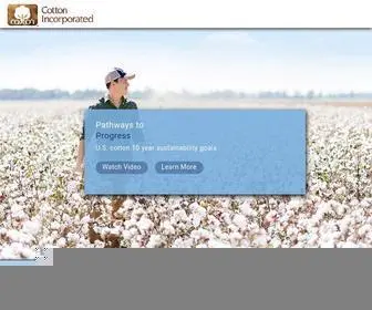 Cottoninc.com(Cotton Incorporated) Screenshot