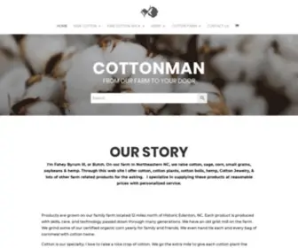 Cottonman.com(The Cotton Man) Screenshot