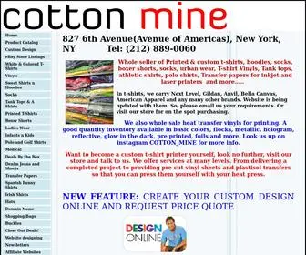 Cottonmine.com(Wholesale t) Screenshot