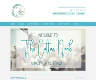 Cottonnook.com(The Cotton Nook) Screenshot