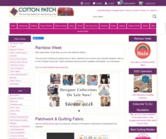 Cottonpatch.co.uk(Patchwork quilting fabric shop) Screenshot