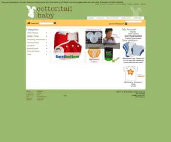 Cottontailbaby.com(Best Affordable cloth diapers all one) Screenshot