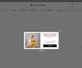 Cottonthreads.com(Women's Designer Clothing) Screenshot